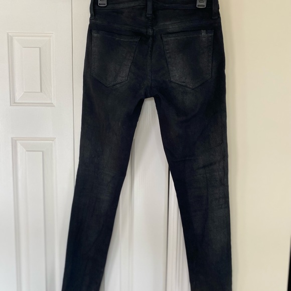 Woman’s black jeans (with a sheen) by Joe’s is a size 26 and length 29 inches. - Picture 2 of 6